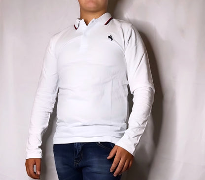 White polo shirt